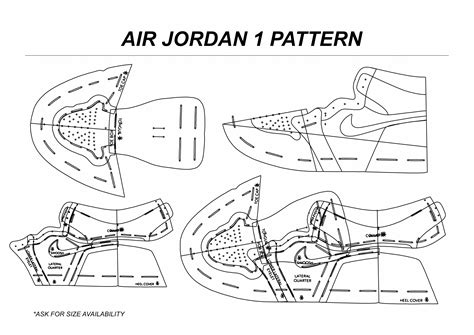 Nike Air Jordan 1 pattern